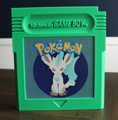 Leafeon by @pipers_perspective_ (Game Boy)