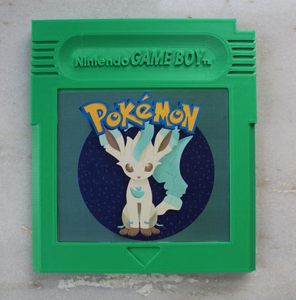 Leafeon by @pipers_perspective_ (Game Boy)