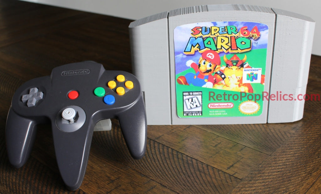 Nintendo 64 with Controller + Mario outlet 64